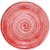 Тарелка SNT Пастель красная 5113-2, фото