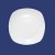 Тарелка белая квадратная SNT Хорека 13606, фото