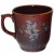 Чашка SNT Сумы коричневая с деколью 50202, фото